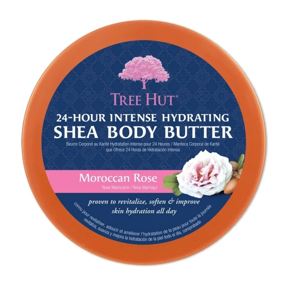 Tree Hut 24-hour intense Hydrating Shea Body ButterMoroccan Rose, 7oz DISCONTINU